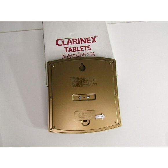 Pharmaceutical Drug Rep Clarinex Digital Wall Clock New - Picture 3 of 10